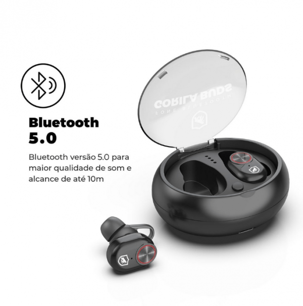 Fone Bluetooth Gorila Buds Acessório
